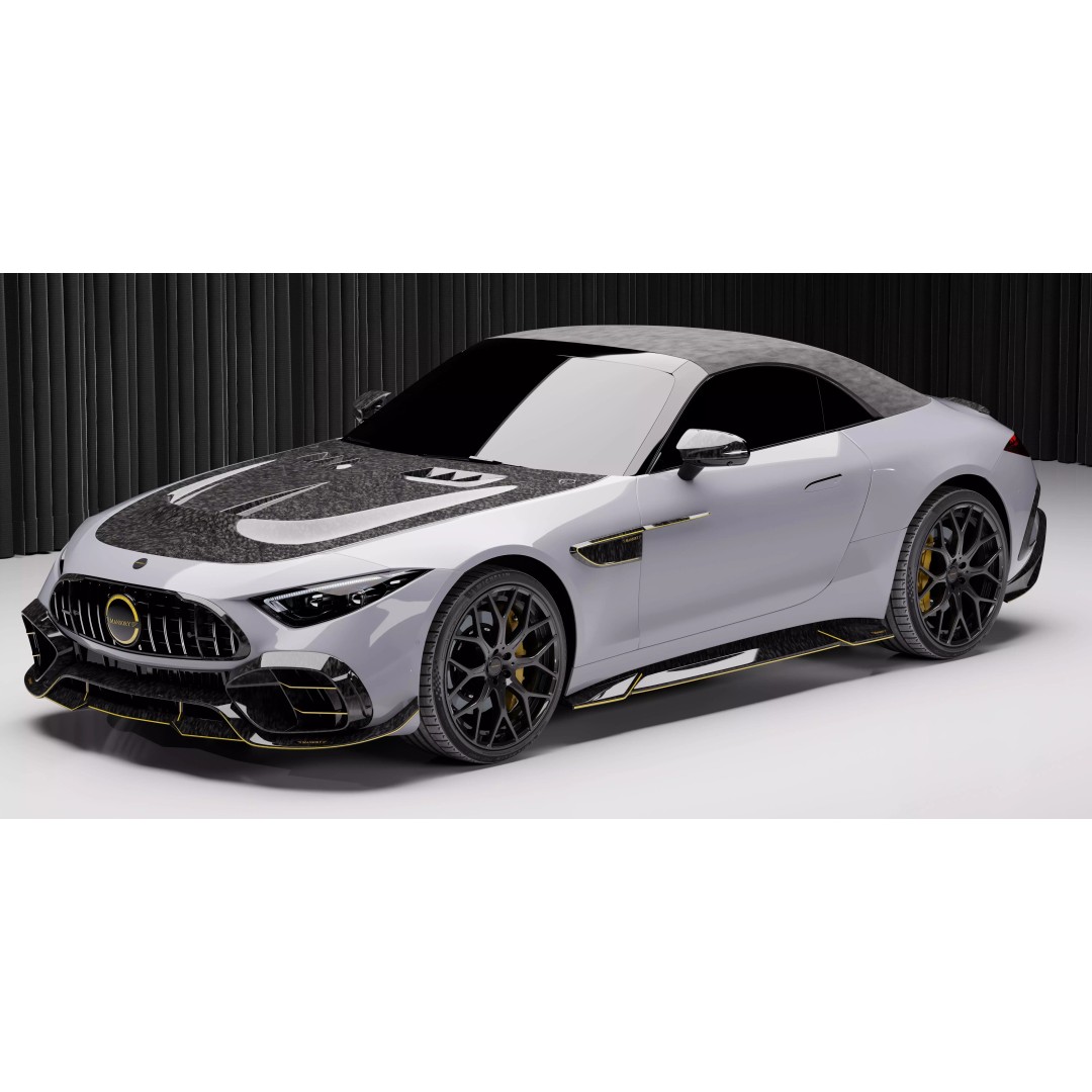 2024 Mercedes-Benz SL63 AMG Mansory 3D Model – High Poly PBR Asset for Blender - View 7