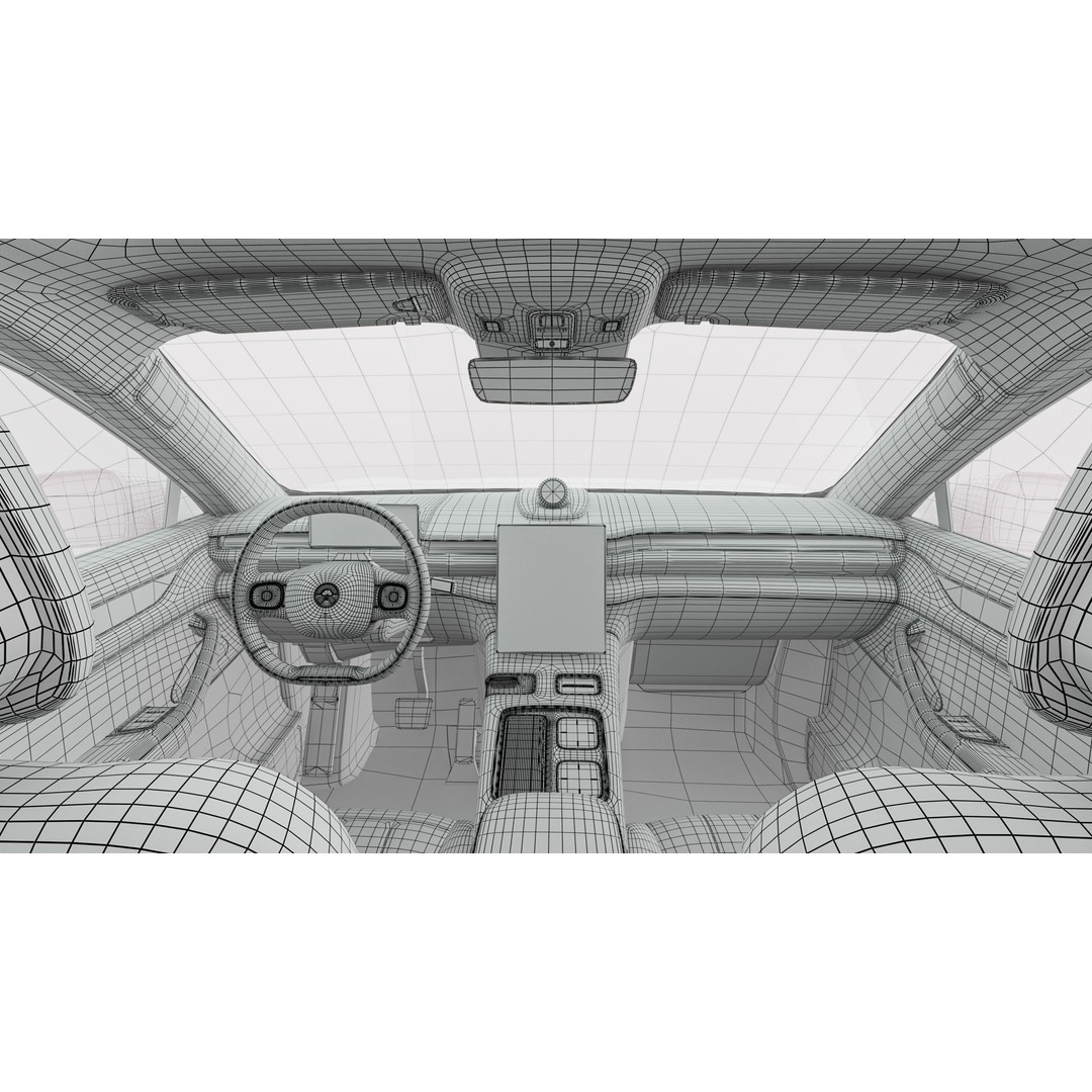 2024 NIO EL8 ES8 3D Model – High Poly SUV with Interior, FBX, Blender