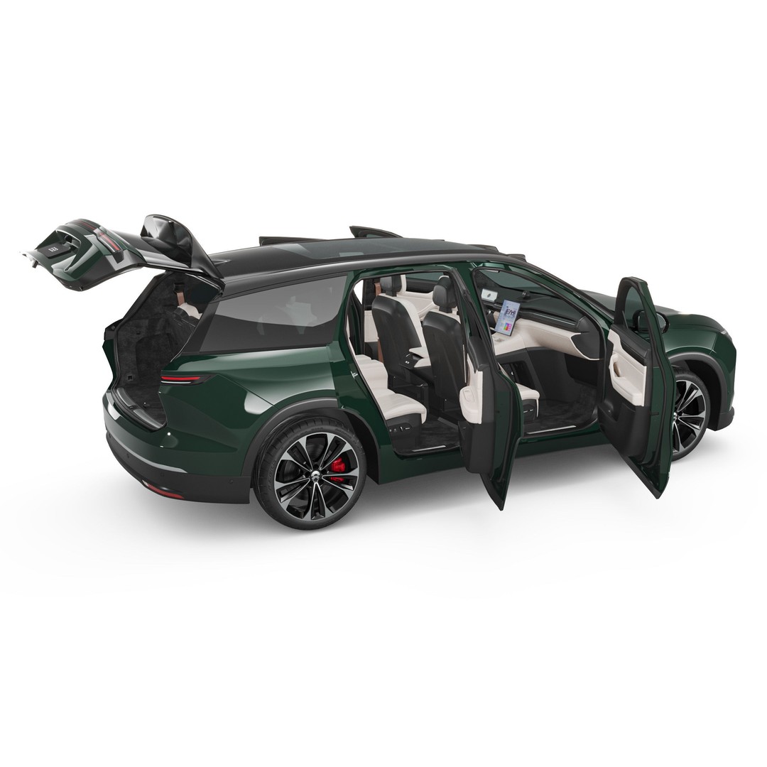 2024 NIO EL8 ES8 3D Model – High Poly SUV with Interior, FBX, Blender - View 10