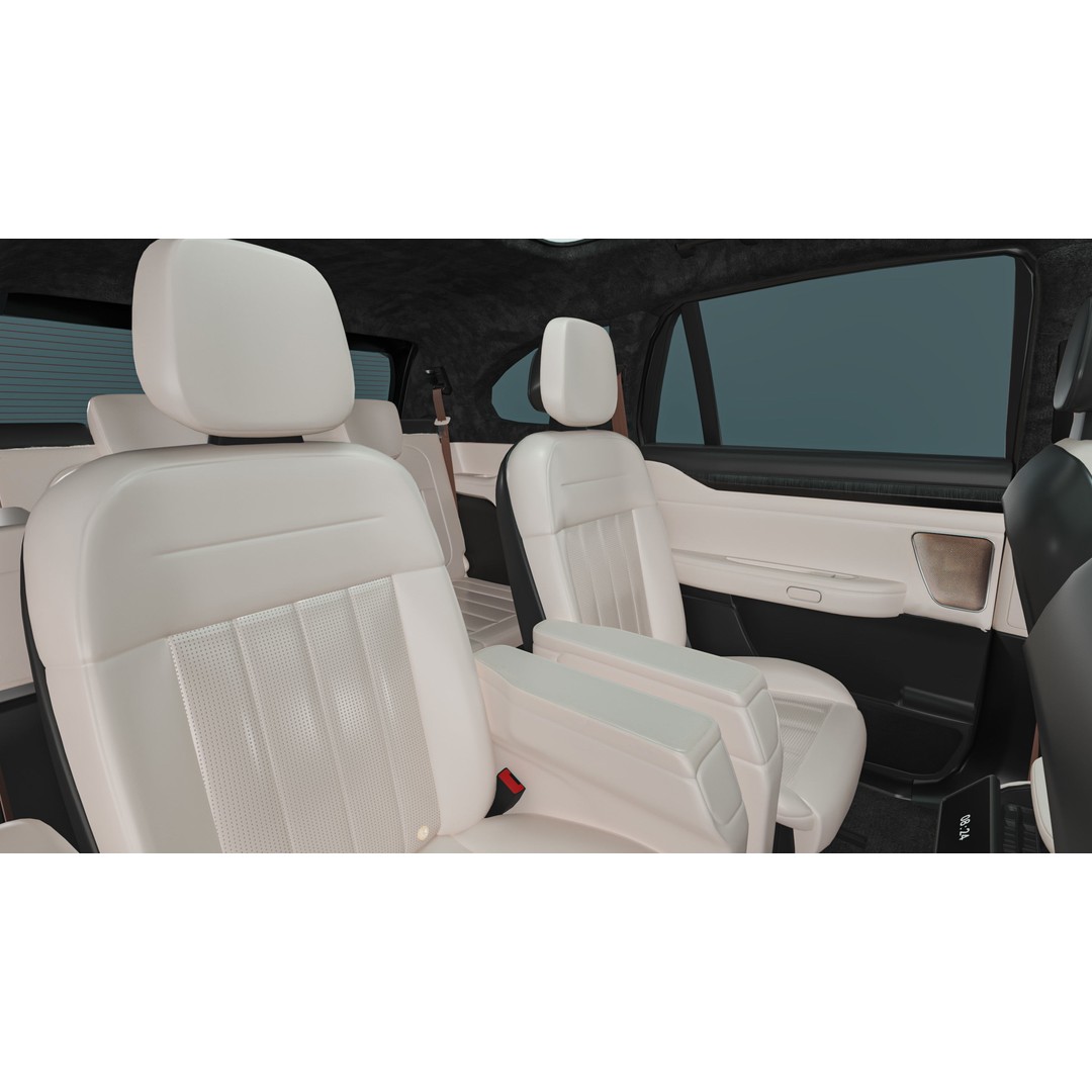 2024 NIO EL8 ES8 3D Model – High Poly SUV with Interior, FBX, Blender - View 14