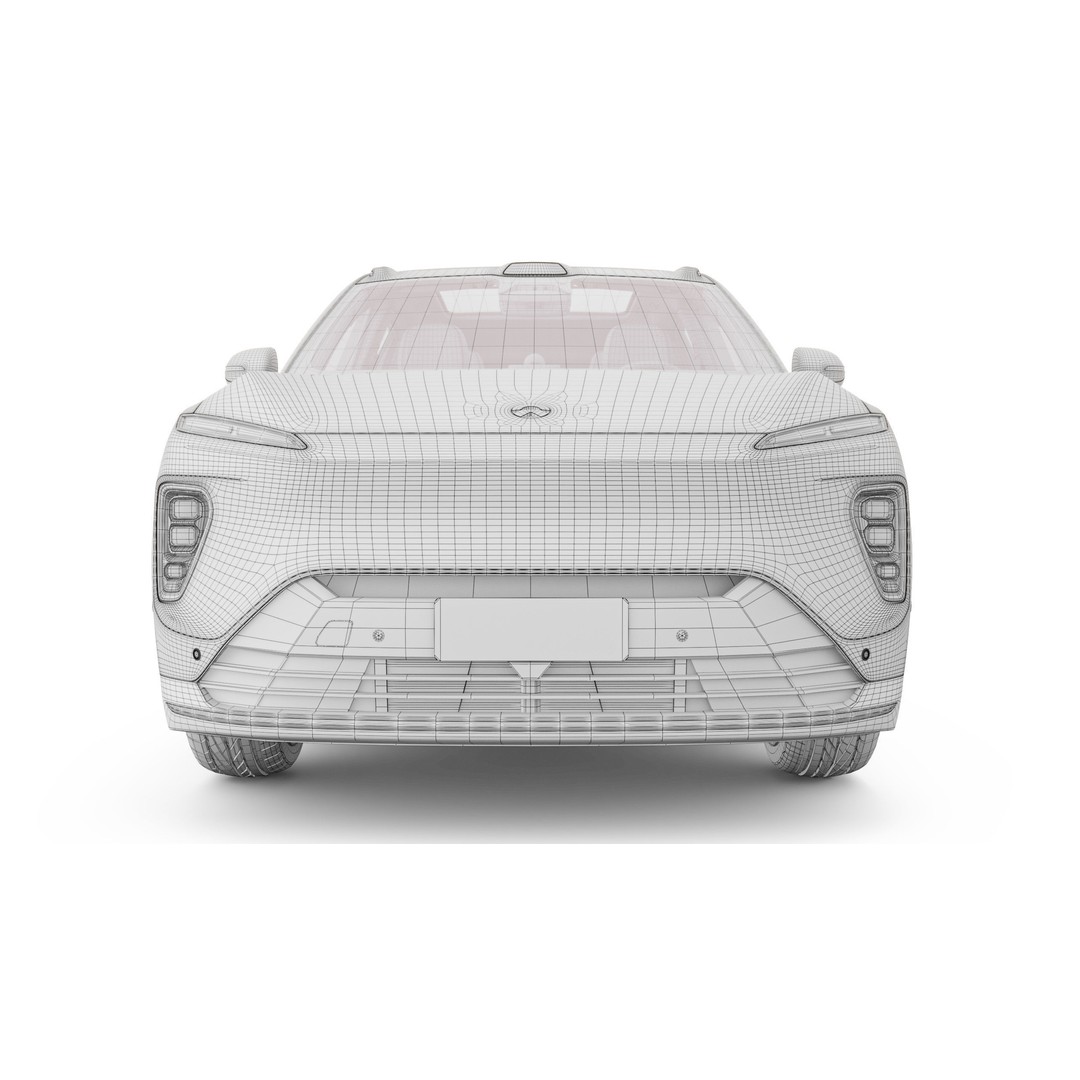 2024 NIO EL8 ES8 3D Model – High Poly SUV with Interior, FBX, Blender - View 19