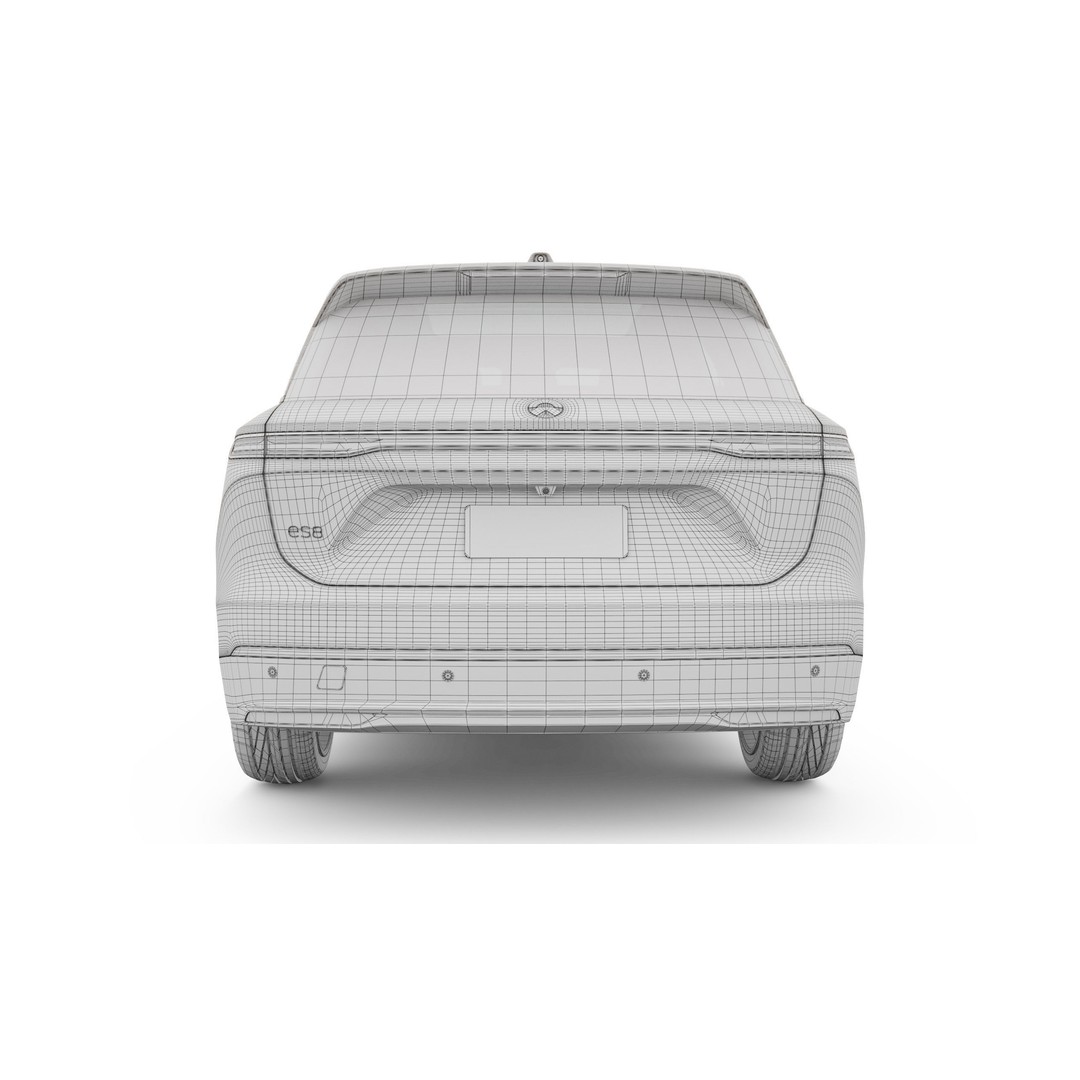 2024 NIO EL8 ES8 3D Model – High Poly SUV with Interior, FBX, Blender - View 21