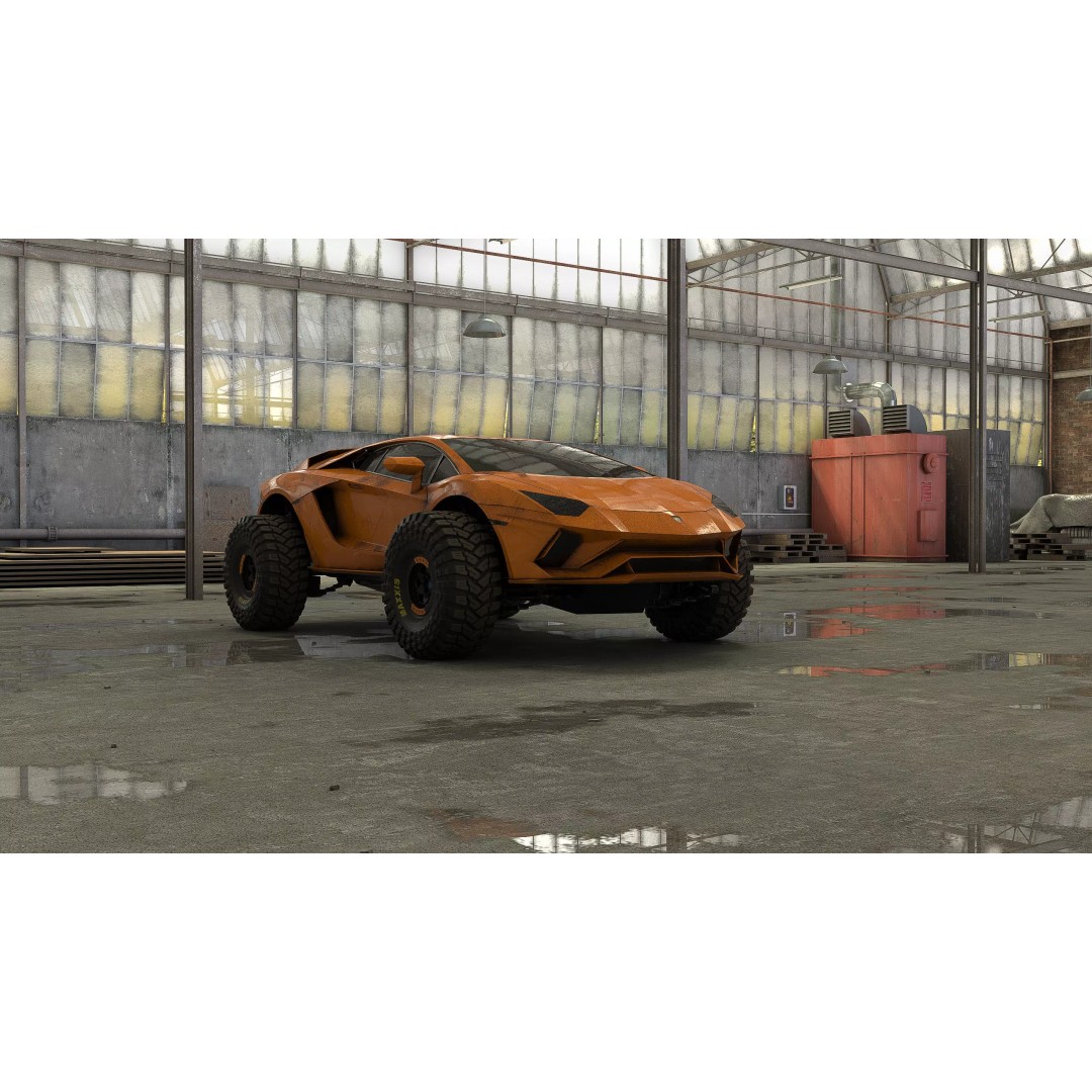 Monster Car 3D Model – Low Poly Concept Vehicle, PBR Textures - View 3