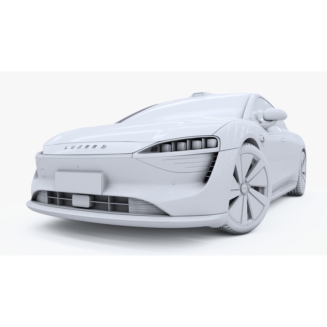 2024 Luxeed S7 3D Model – Smart Coupe with PBR Textures, FBX, OBJ - View 12