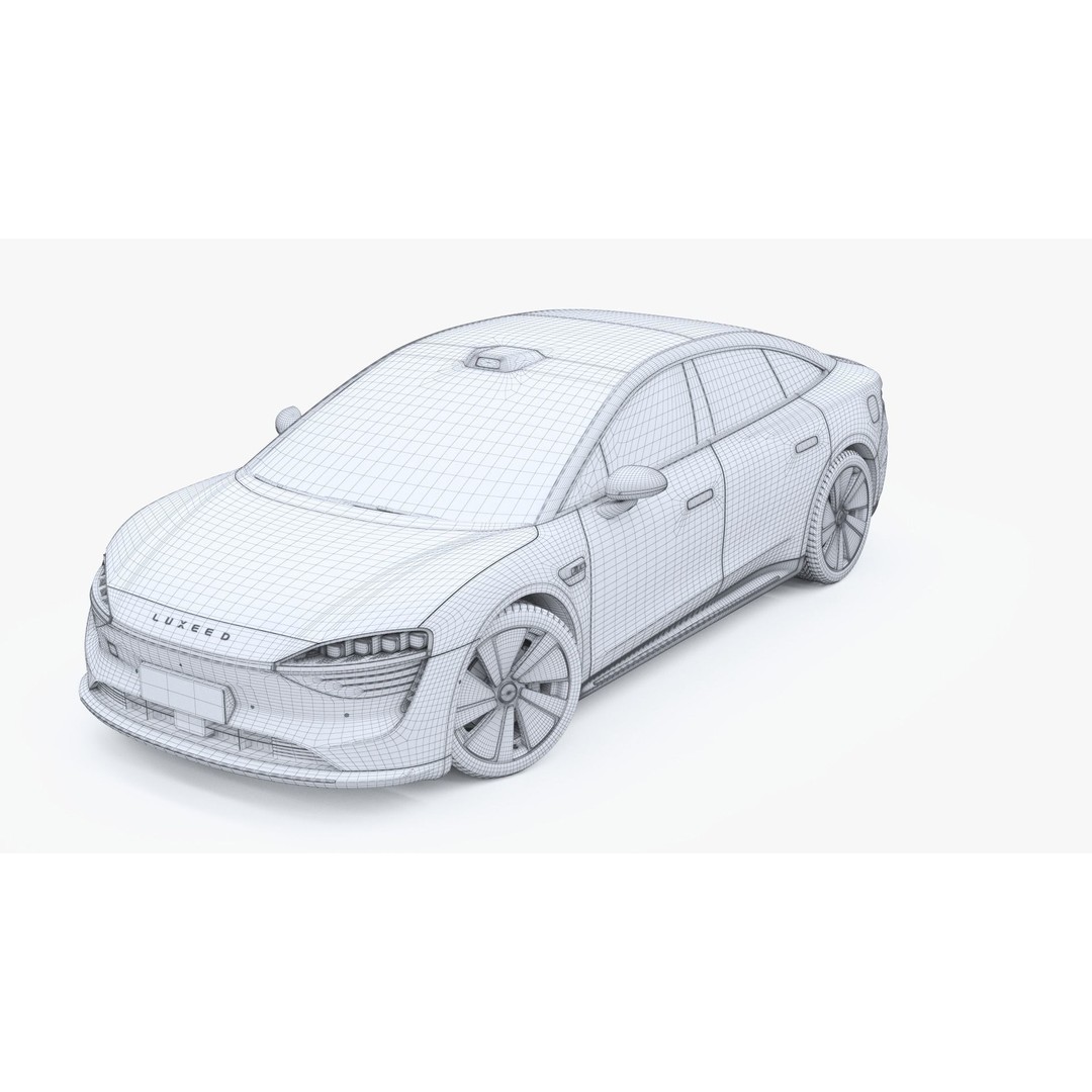 2024 Luxeed S7 3D Model – Smart Coupe with PBR Textures, FBX, OBJ - View 17