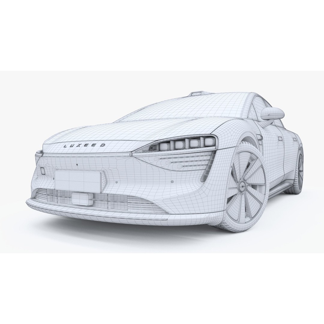 2024 Luxeed S7 3D Model – Smart Coupe with PBR Textures, FBX, OBJ - View 18