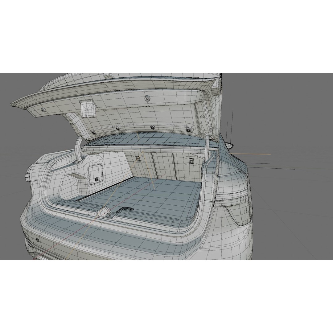 Audi A6 Sedan 2026 3D Model – High Poly Game-Ready Asset, FBX, OBJ