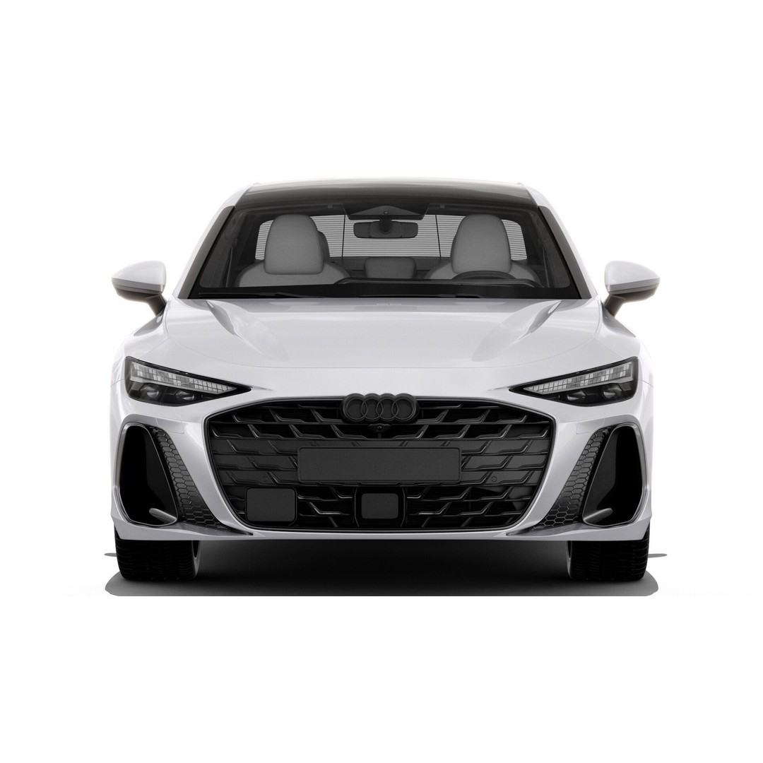 Audi A6 Sedan 2026 3D Model – High Poly Game-Ready Asset, FBX, OBJ - View 11