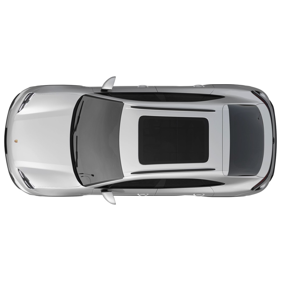 Porsche Macan Turbo Electric 3D Model – High Poly Game Asset, FBX, OBJ - View 10