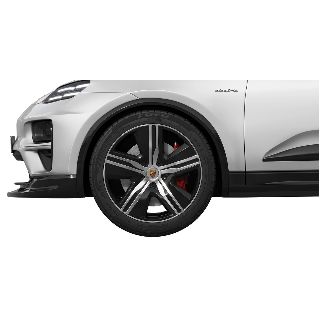 Porsche Macan Turbo Electric 3D Model – High Poly Game Asset, FBX, OBJ - View 12