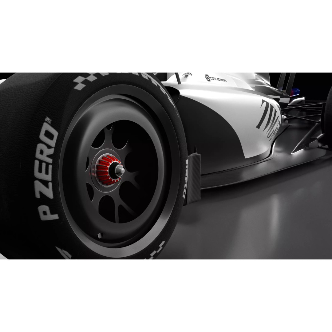 2026 Cadillac F1 3D Model – Low Poly Racing Car with PBR Textures - View 12
