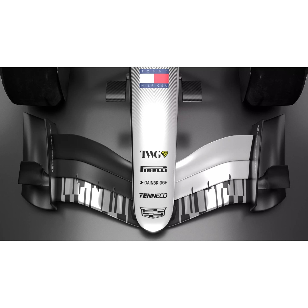 2026 Cadillac F1 3D Model – Low Poly Racing Car with PBR Textures - View 13
