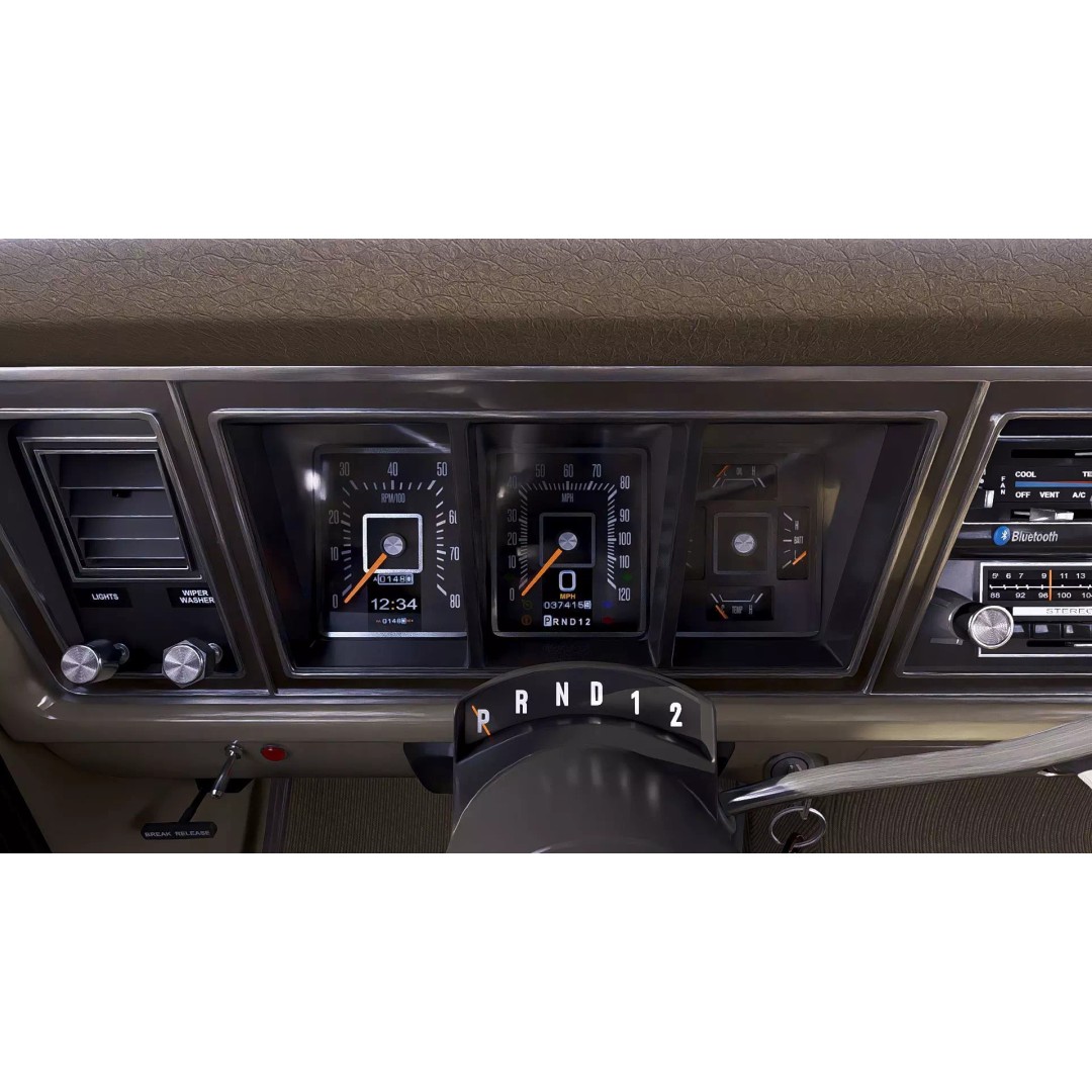 1978 F-350 SuperCab 3D Model – High Poly Truck with Bed Cap, Blender, OBJ - View 27