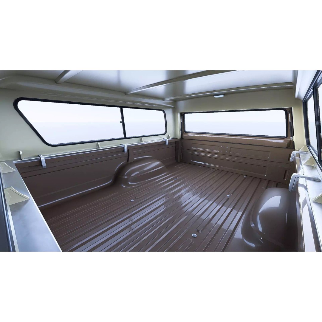 1978 F-350 SuperCab 3D Model – High Poly Truck with Bed Cap, Blender, OBJ - View 30