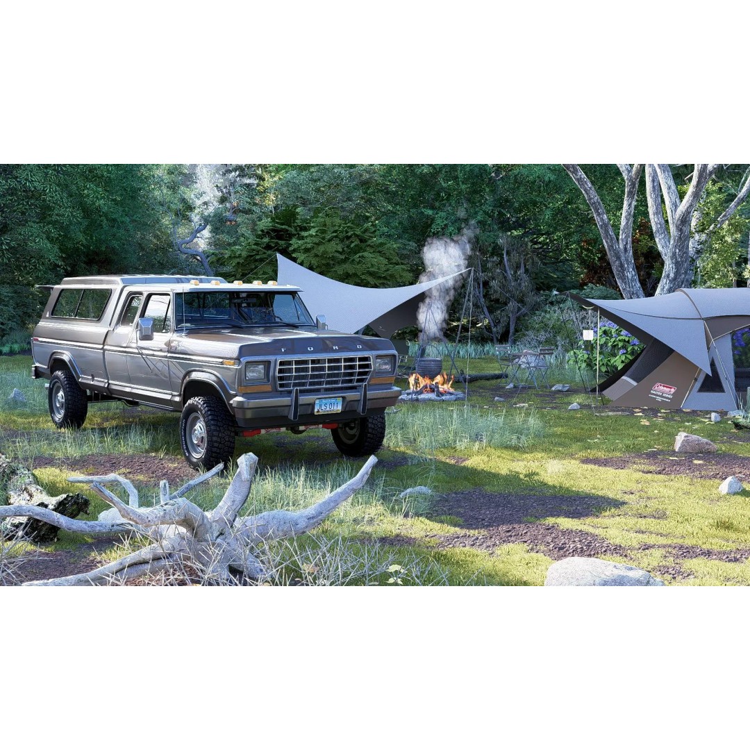 1978 F-350 SuperCab 3D Model – High Poly Truck with Bed Cap, Blender, OBJ - View 55