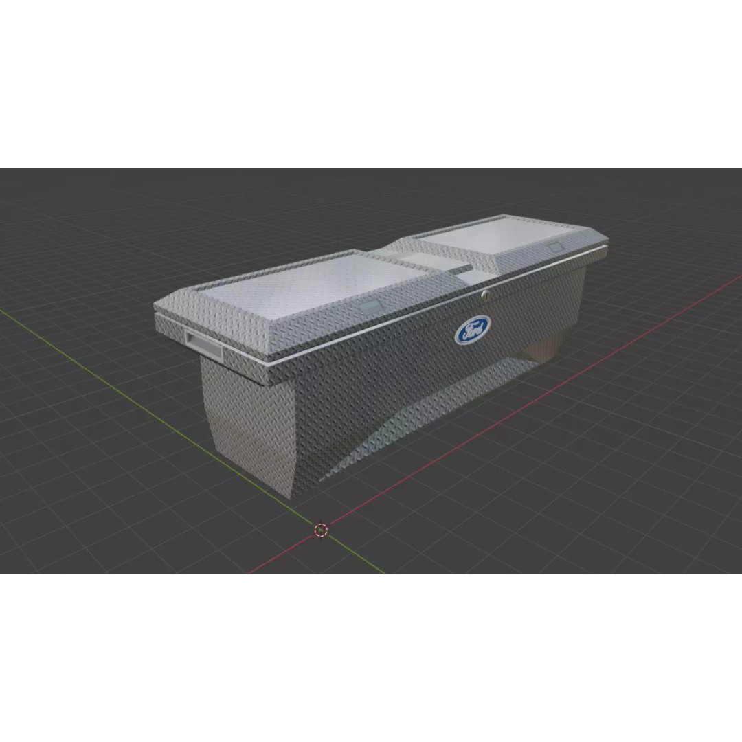1978 F-350 SuperCab 3D Model – High Poly Truck with Bed Cap, Blender, OBJ - View 81