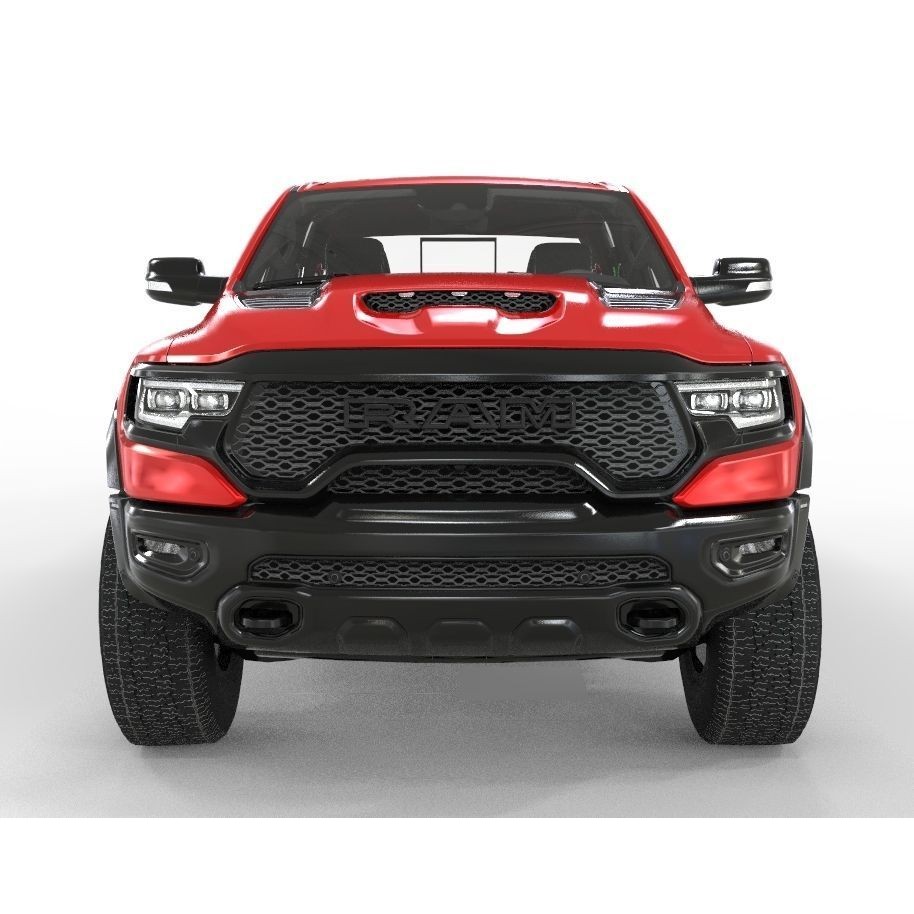 RAM TRX 1500 3D Model – High Poly Game-Ready Asset, FBX & OBJ - View 6