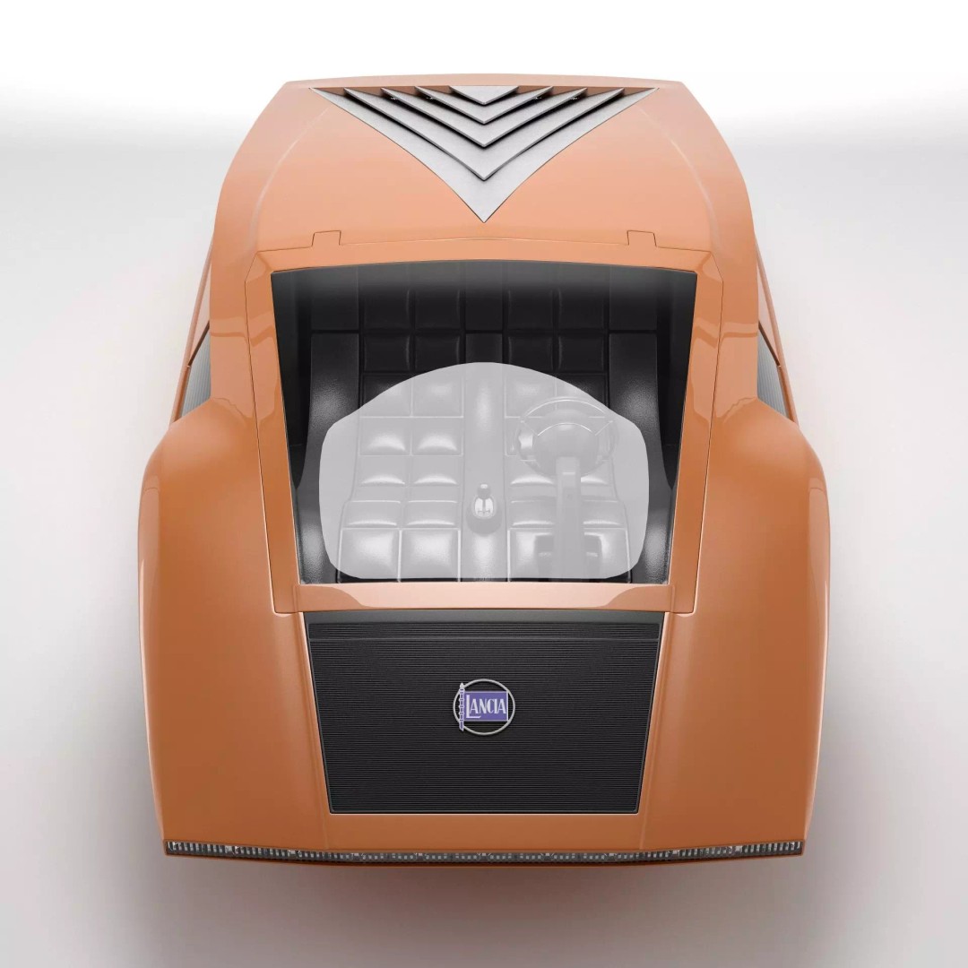Lancia Stratos Zero 3D Model – High Detail Concept Car, FBX, OBJ - View 13