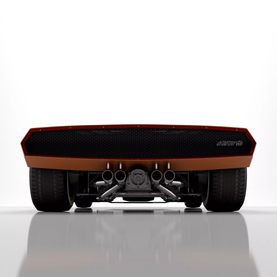 Lancia Stratos Zero 3D Model – High Detail Concept Car, FBX, OBJ - View 16