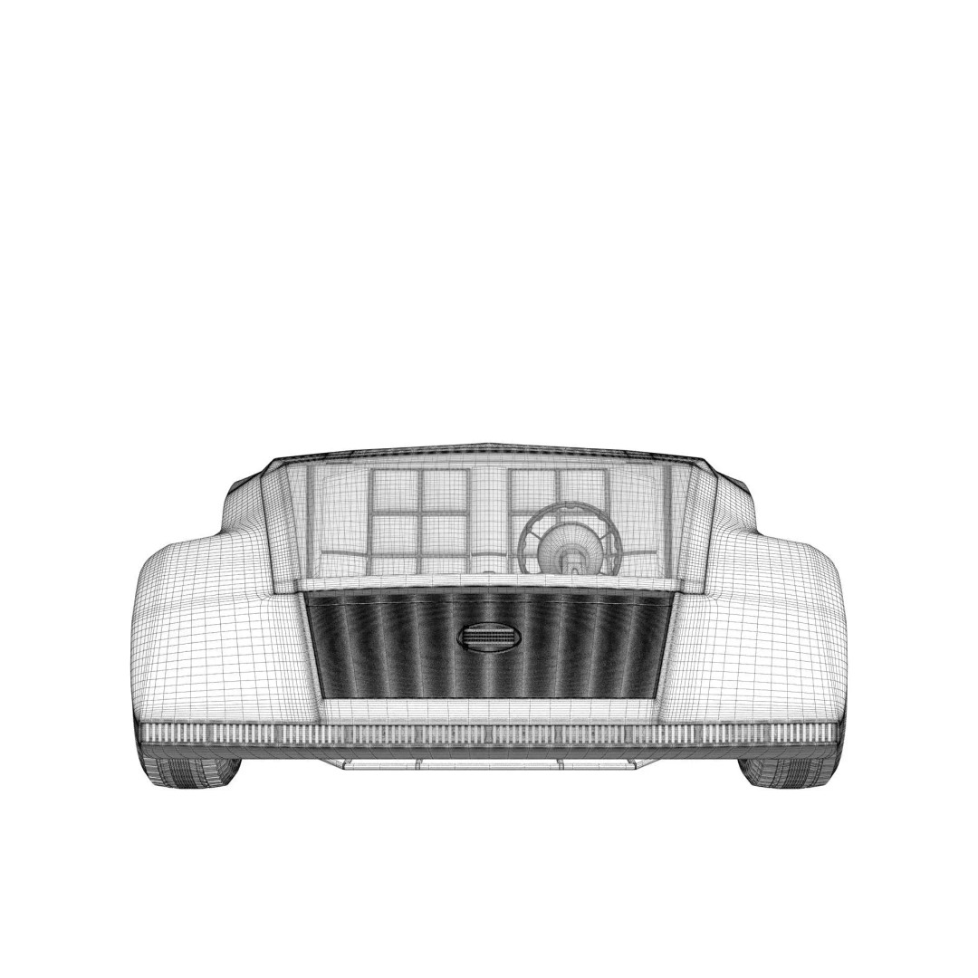 Lancia Stratos Zero 3D Model – High Detail Concept Car, FBX, OBJ - View 25