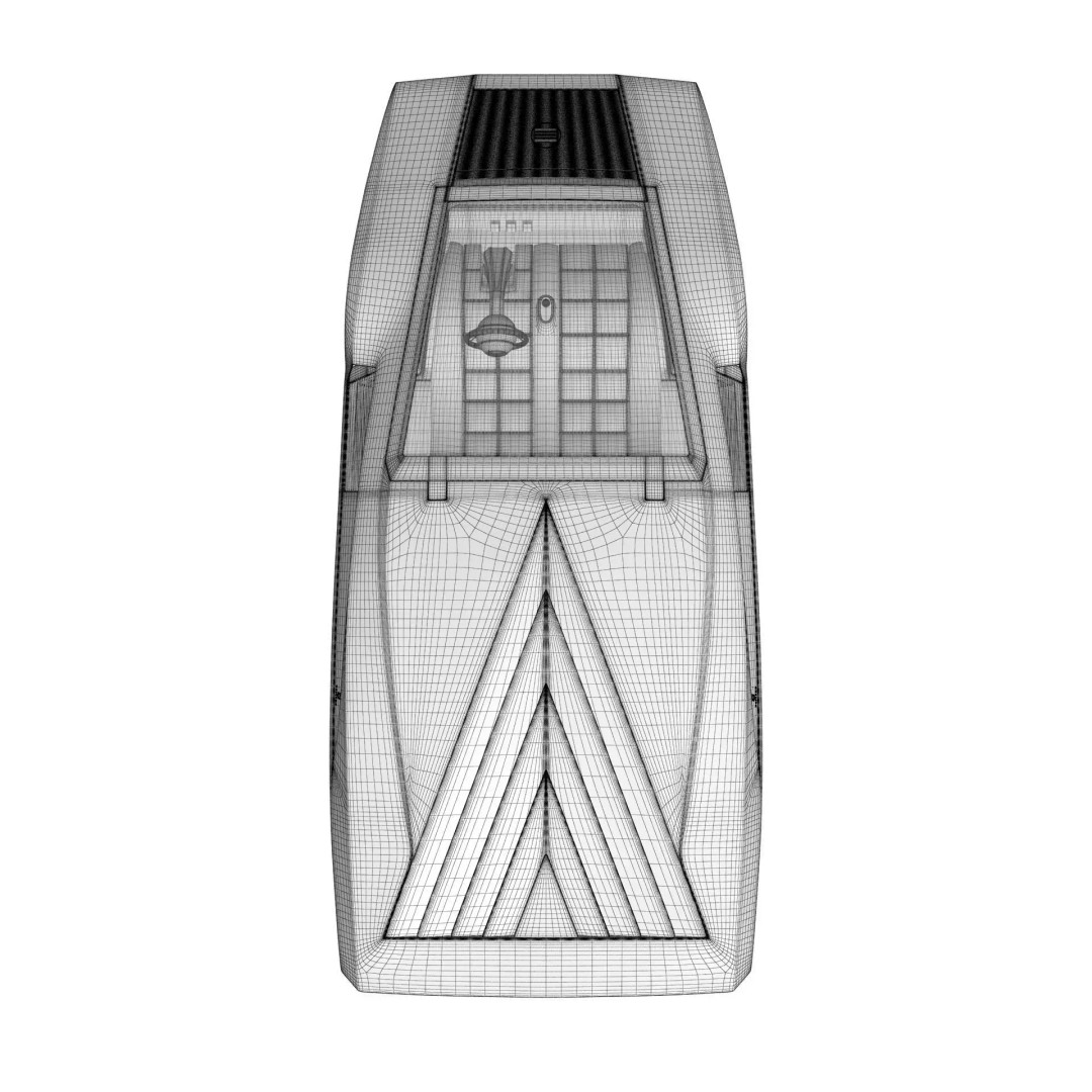 Lancia Stratos Zero 3D Model – High Detail Concept Car, FBX, OBJ - View 29