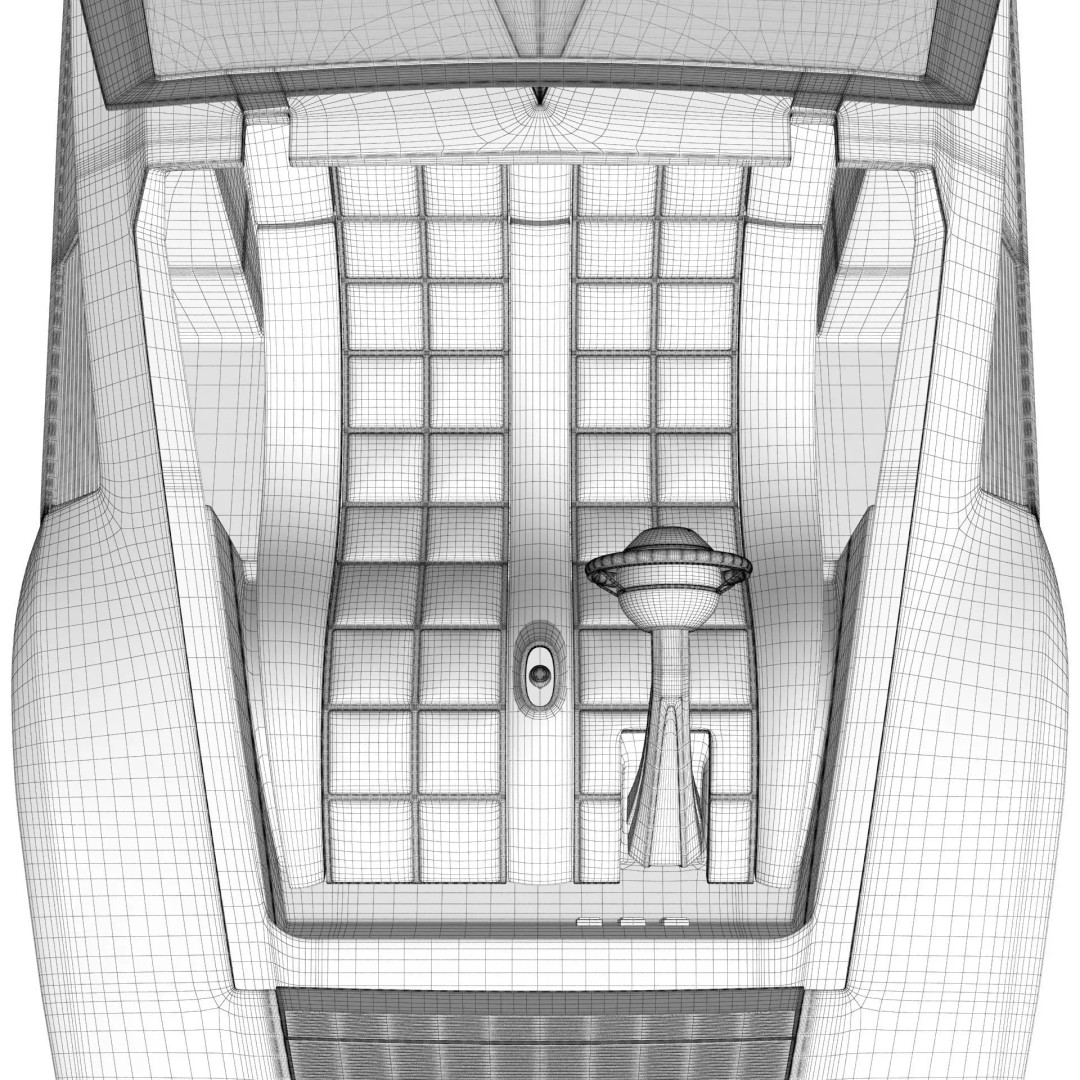 Lancia Stratos Zero 3D Model – High Detail Concept Car, FBX, OBJ - View 36