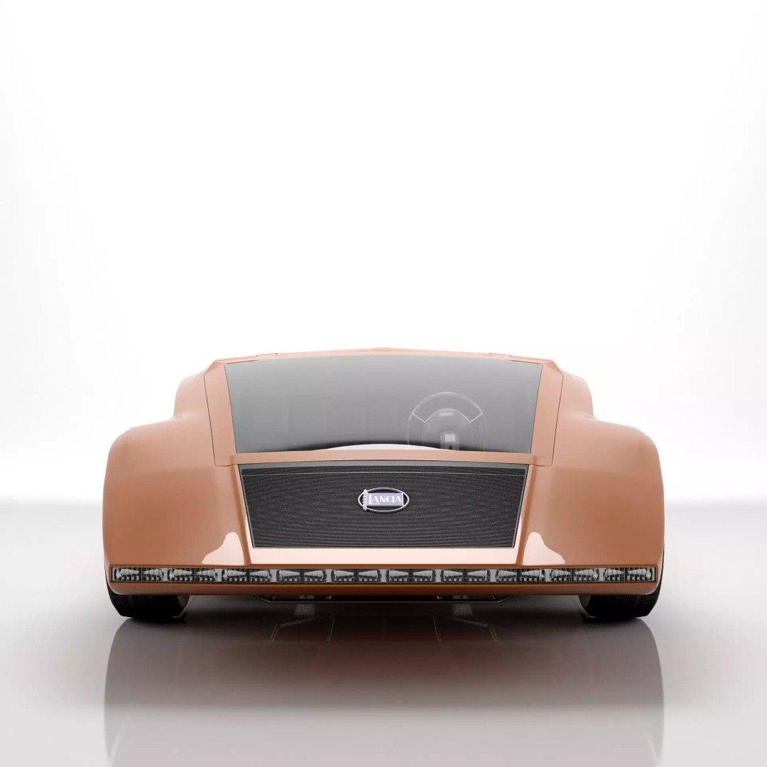 Lancia Stratos Zero 3D Model – High Detail Concept Car, FBX, OBJ - View 6