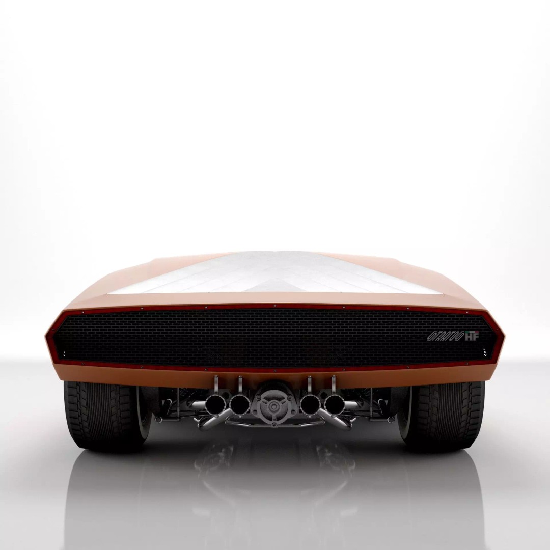 Lancia Stratos Zero 3D Model – High Detail Concept Car, FBX, OBJ - View 7