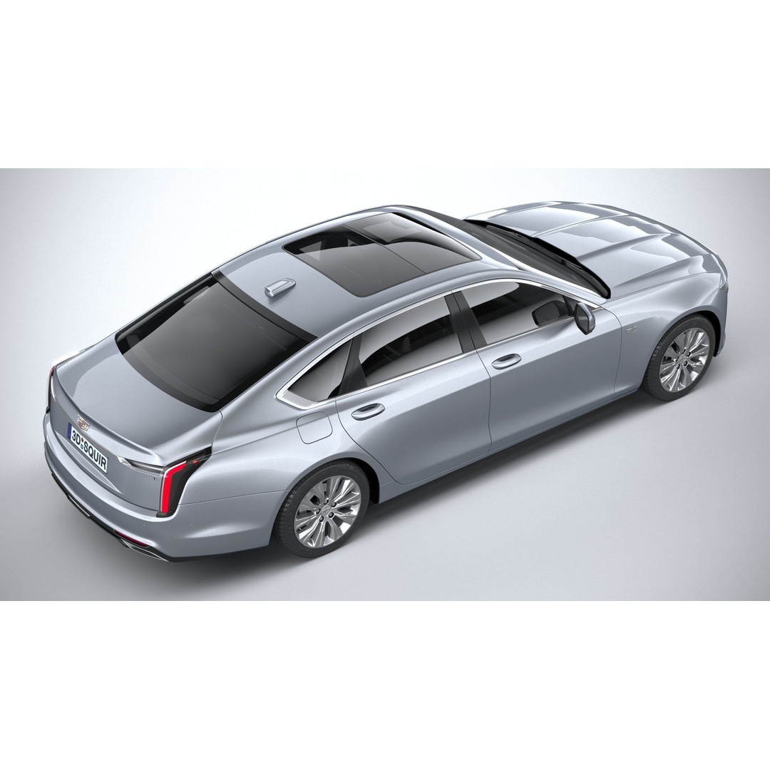 Cadillac CT6 3D Model – High Poly Luxury Sedan, FBX, OBJ - View 12