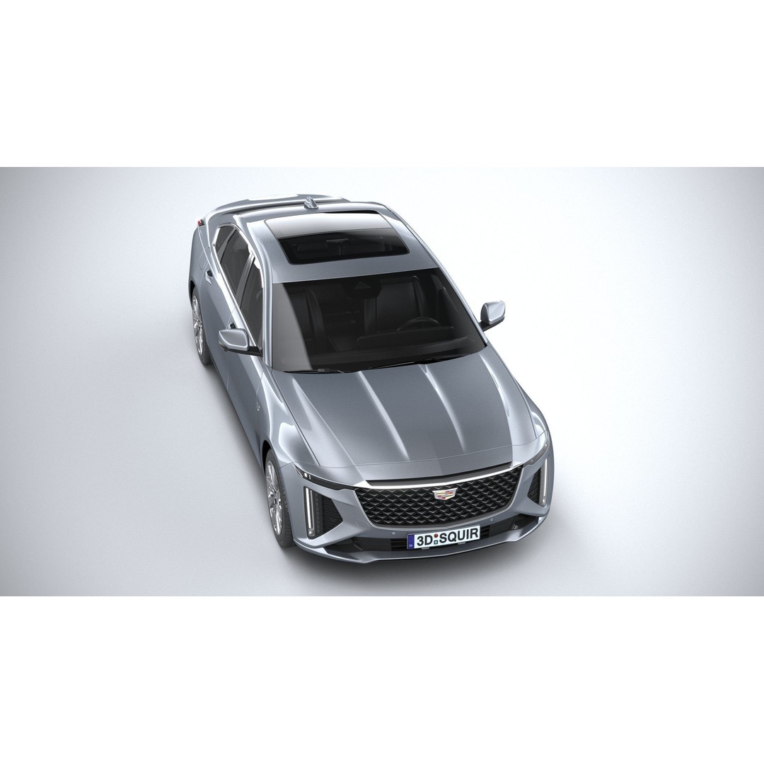 Cadillac CT6 3D Model – High Poly Luxury Sedan, FBX, OBJ - View 14