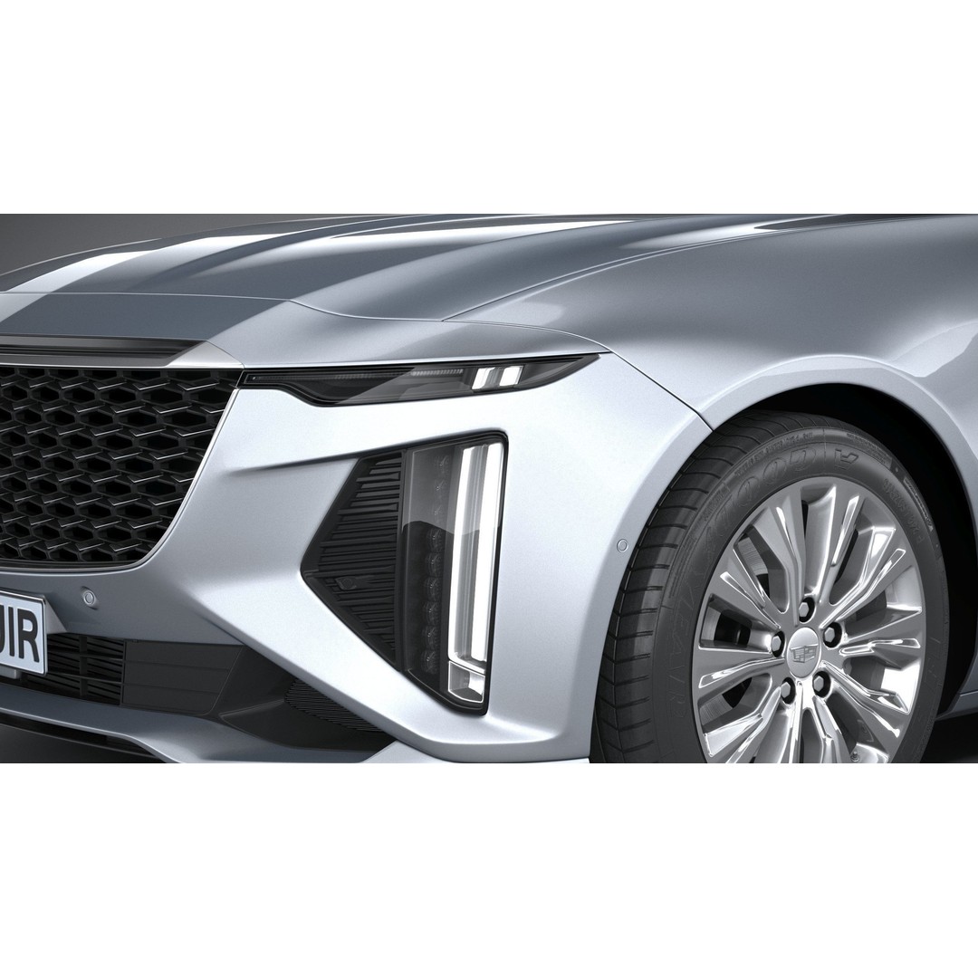 Cadillac CT6 3D Model – High Poly Luxury Sedan, FBX, OBJ - View 16