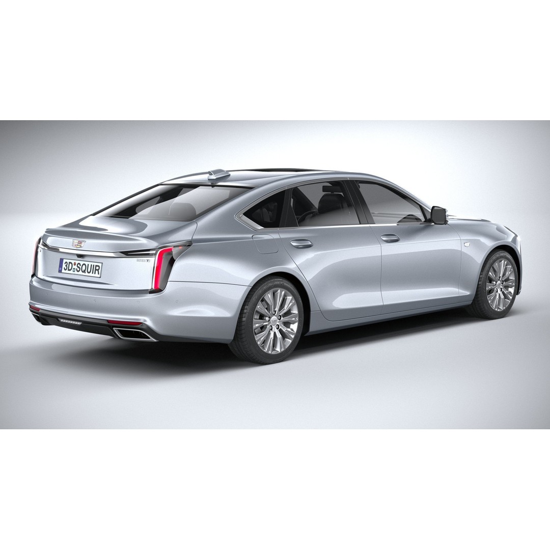 Cadillac CT6 3D Model – High Poly Luxury Sedan, FBX, OBJ - View 19