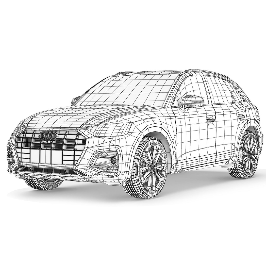 Audi Q5 3D Model – Advanced SUV with PBR Textures, FBX, OBJ - View 10