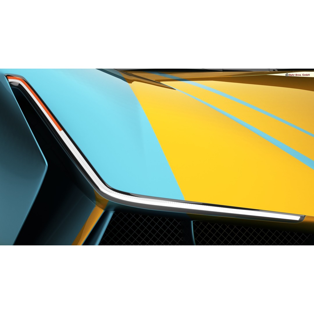 Future EV Supercar 3D Model – High Poly, Animated, PBR Textures, FBX - View 11