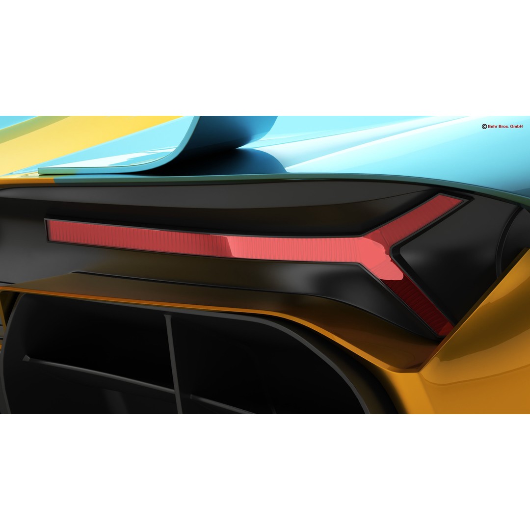 Future EV Supercar 3D Model – High Poly, Animated, PBR Textures, FBX - View 12