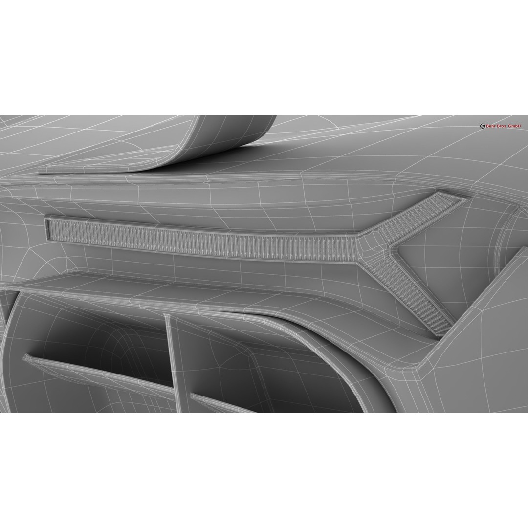 Future EV Supercar 3D Model – High Poly, Animated, PBR Textures, FBX - View 27