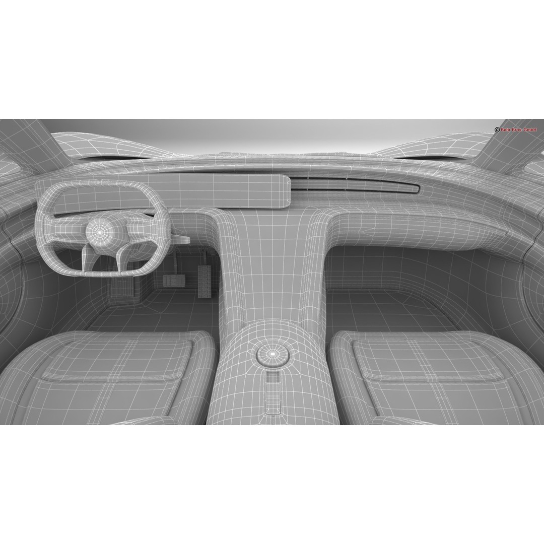 Future EV Supercar 3D Model – High Poly, Animated, PBR Textures, FBX - View 28