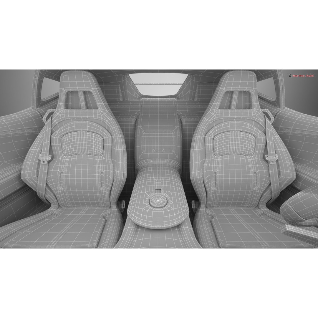 Future EV Supercar 3D Model – High Poly, Animated, PBR Textures, FBX - View 30