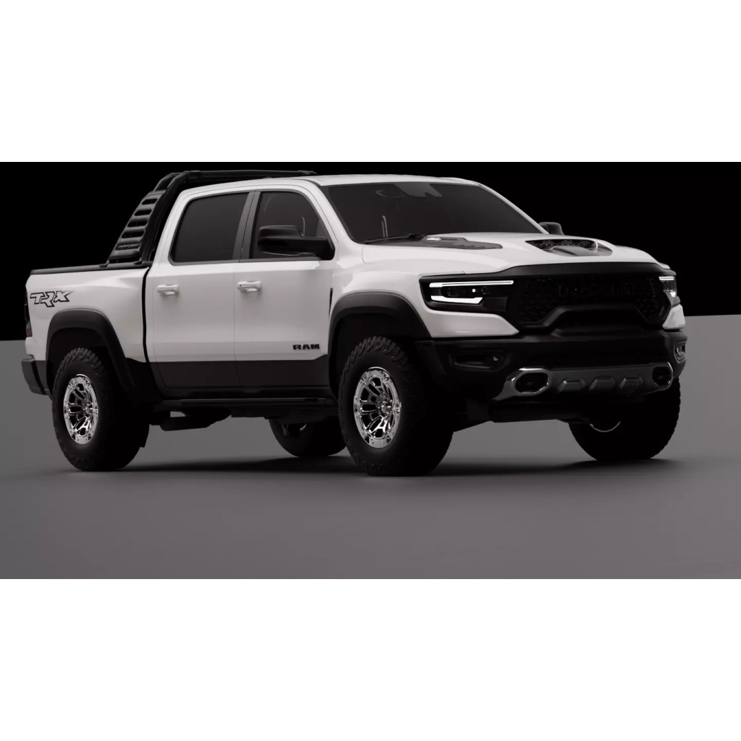 Dodge Ram TRX 3D Model – High-Fidelity Game Asset, FBX - View 24