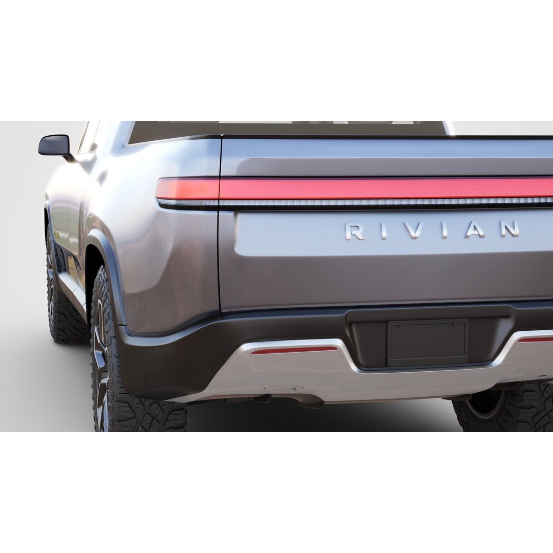 R1T Electric Pick-up 3D Model – High Poly Game Asset, FBX & OBJ - View 11