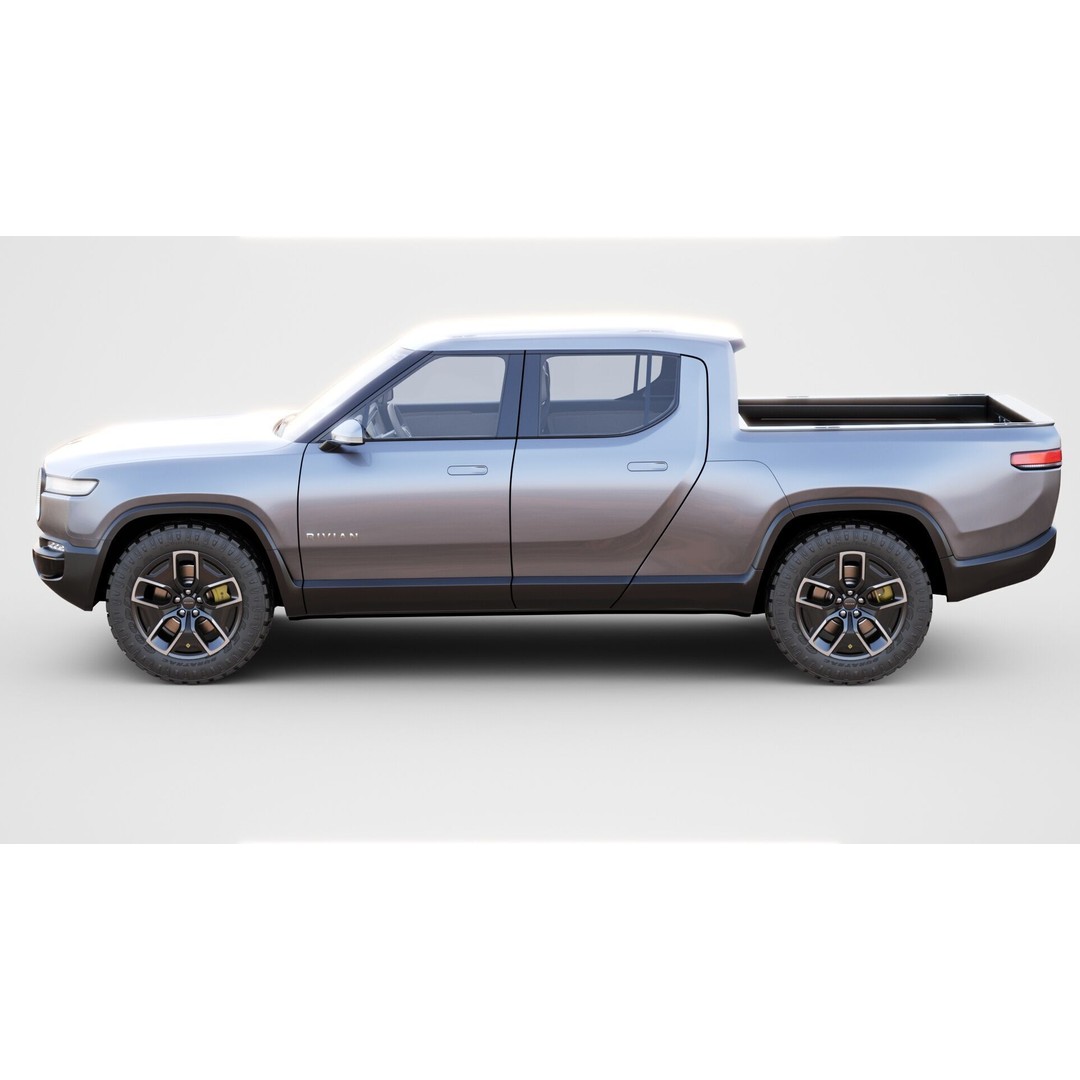 R1T Electric Pick-up 3D Model – High Poly Game Asset, FBX & OBJ - View 3
