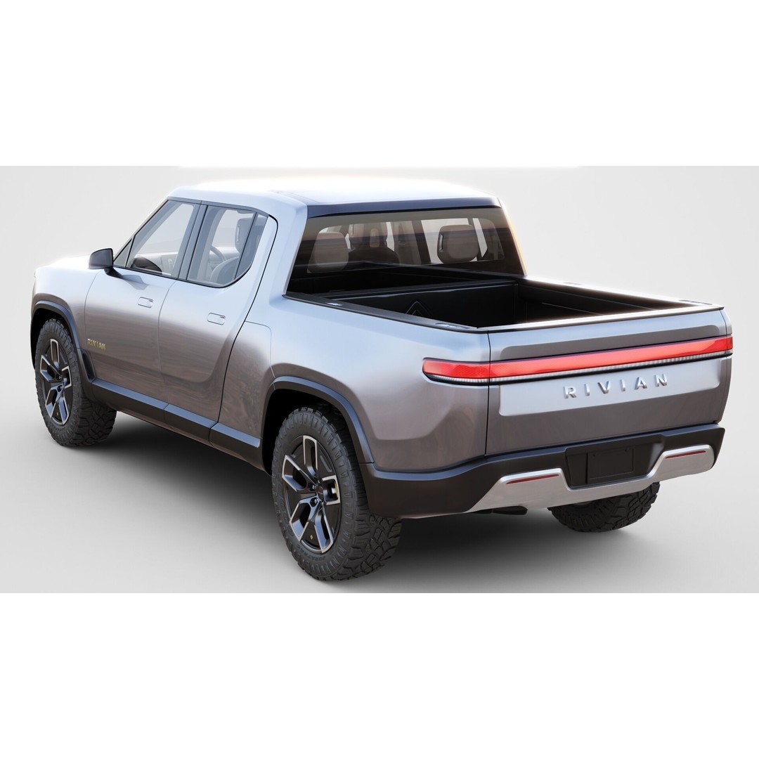 R1T Electric Pick-up 3D Model – High Poly Game Asset, FBX & OBJ - View 4