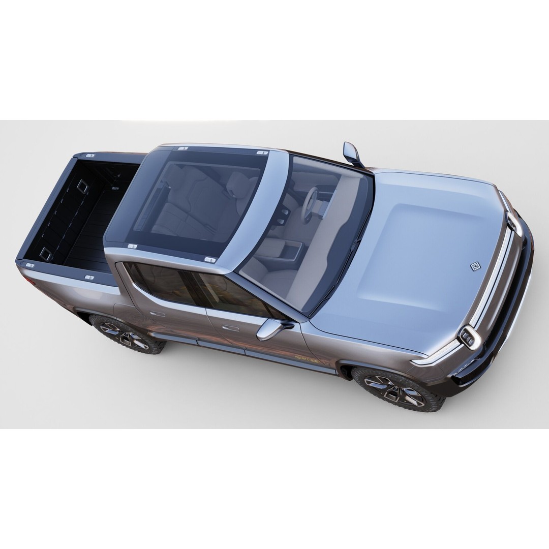 R1T Electric Pick-up 3D Model – High Poly Game Asset, FBX & OBJ - View 8