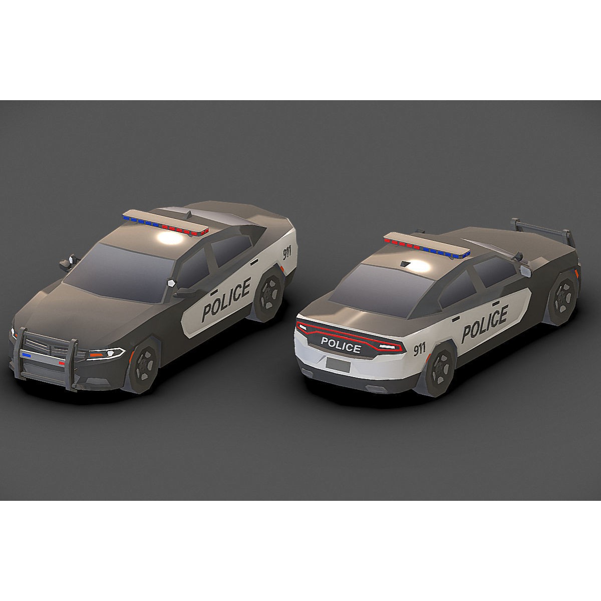 Vehicle Pack - Low-Poly Game-Ready 3D Model - View 19