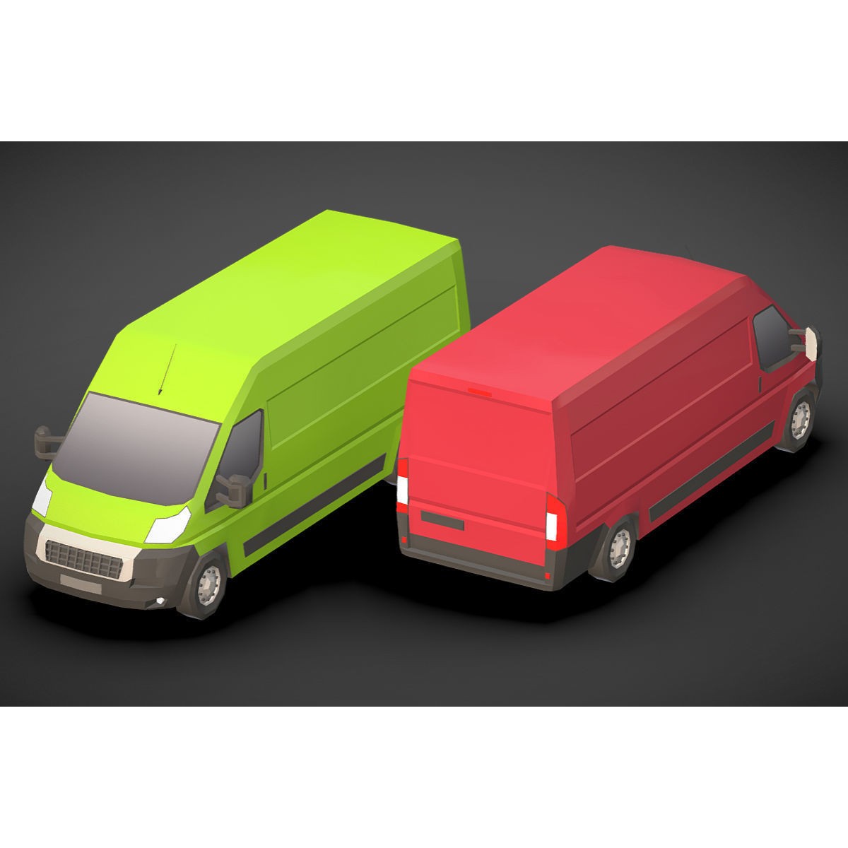 Vehicle Pack - Low-Poly Game-Ready 3D Model - View 23