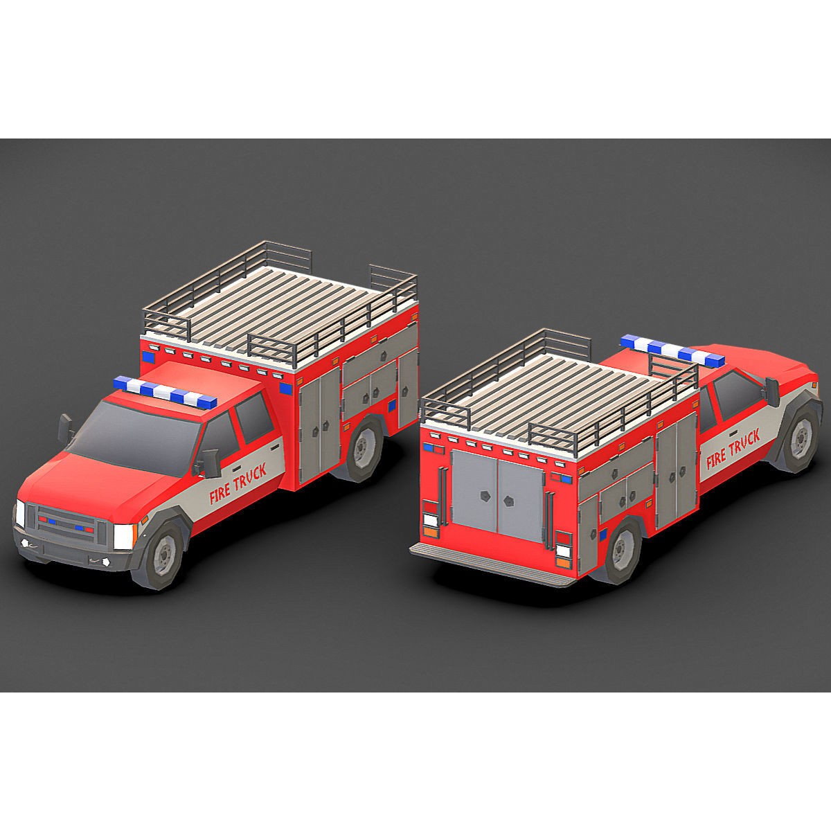 Vehicle Pack - Low-Poly Game-Ready 3D Model - View 26