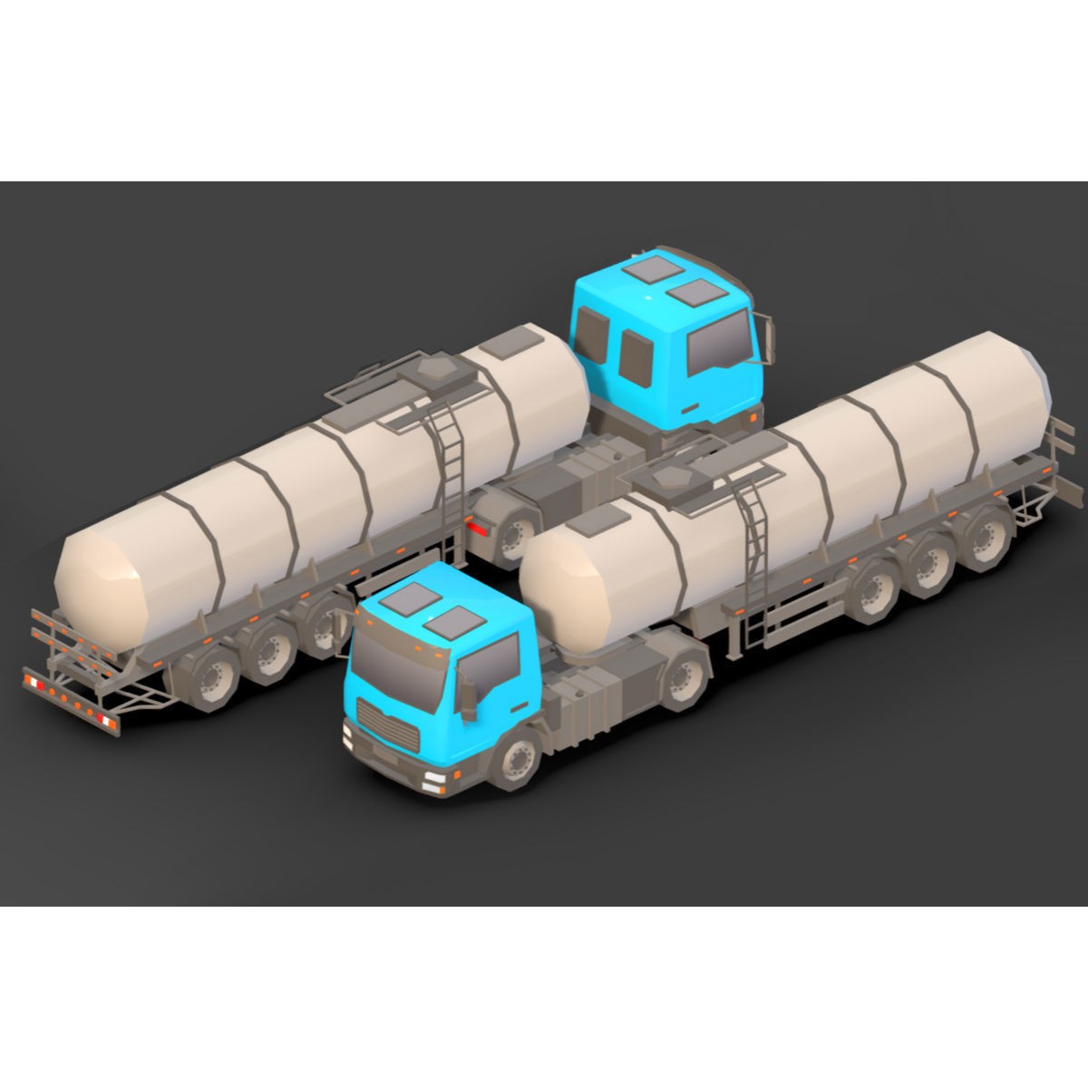 Vehicle Pack - Low-Poly Game-Ready 3D Model - View 29