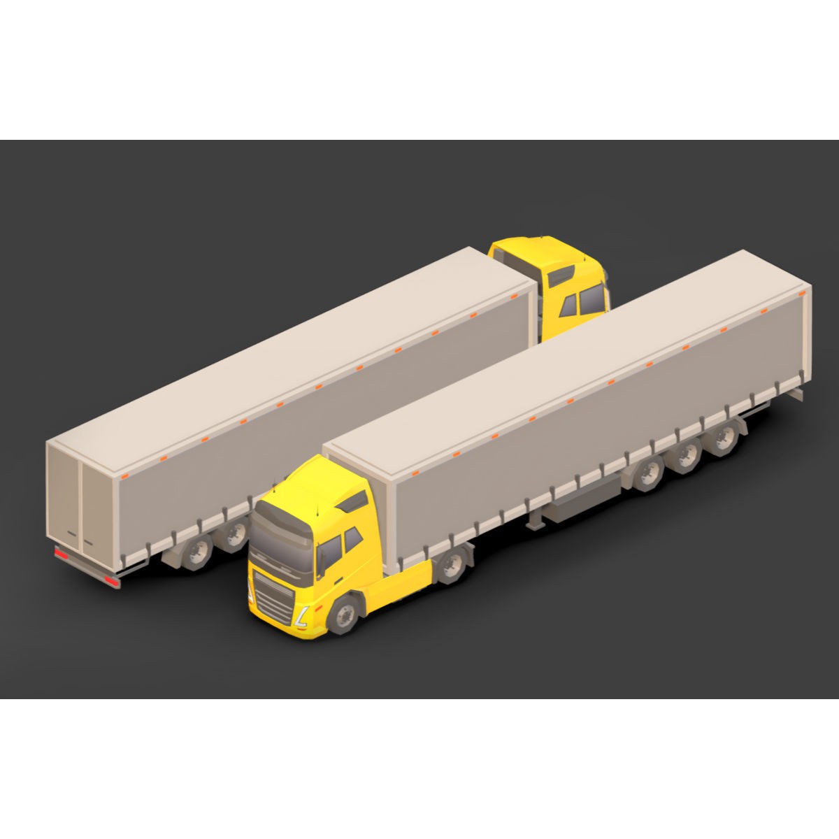 Vehicle Pack - Low-Poly Game-Ready 3D Model - View 34