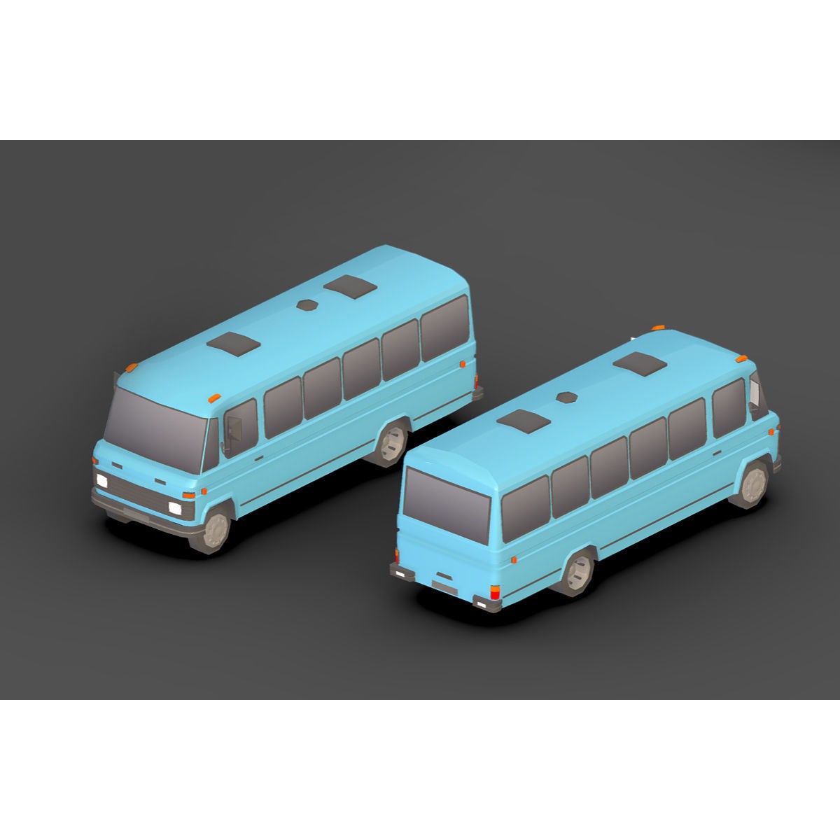 Vehicle Pack - Low-Poly Game-Ready 3D Model - View 35