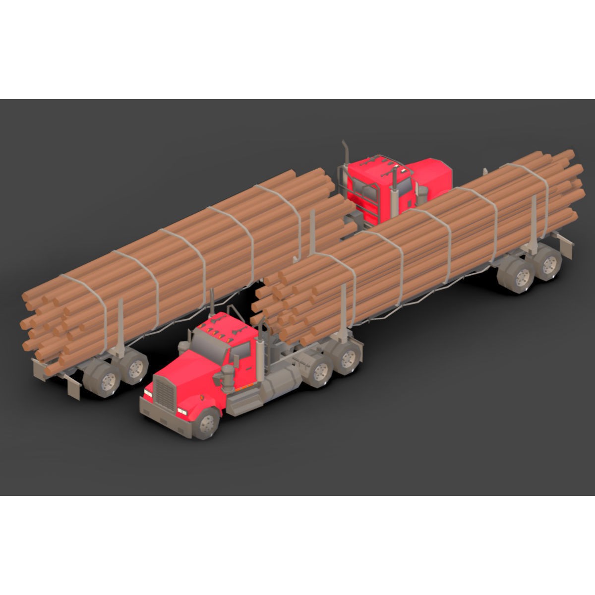 Vehicle Pack - Low-Poly Game-Ready 3D Model - View 39